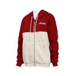 Z416 Custom contrast hooded zip up  Zipper coat  zip up store Z416 Custom contrast hooded zip up  Zipper coat  zip up store